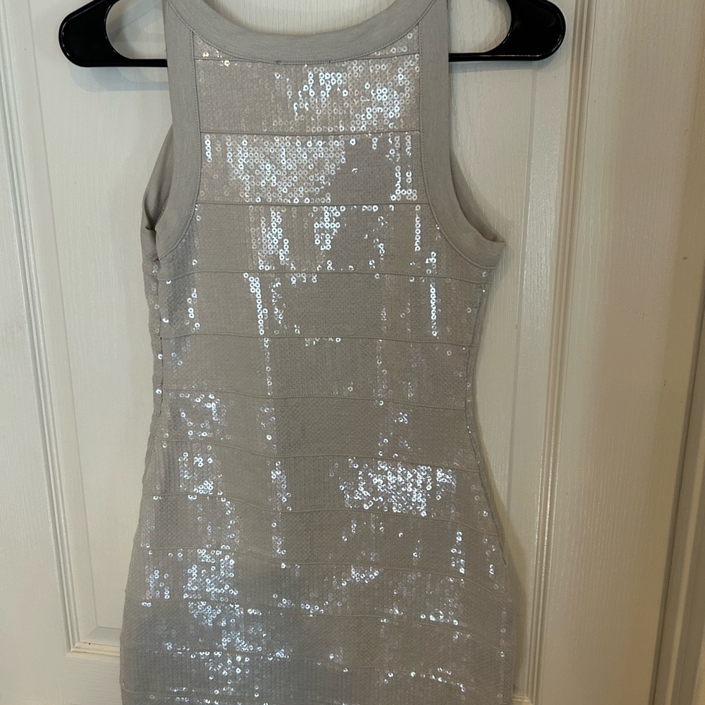 Express sequin mini dress